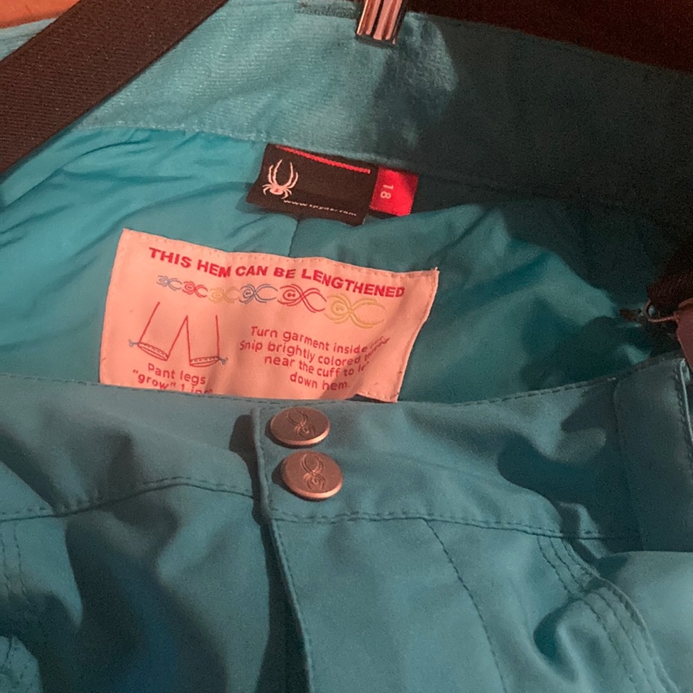 SPYDER Snow ski pants turquoise